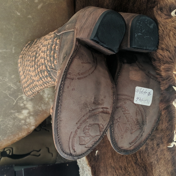 LIBERTY BLACK LB71244 Cafe Vintage studded & cross stitched tall ladies boots 6 - Picture 12 of 15